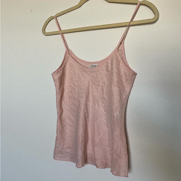 Vintage The Broadway 100% Silk Pink Cami- Size Small - Picture 5 of 7